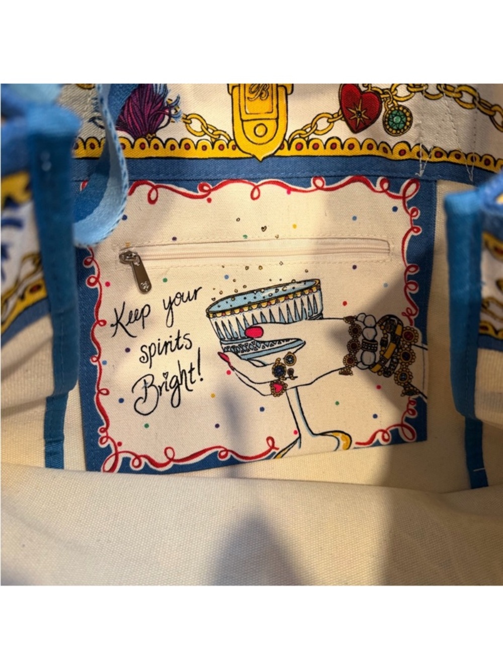 Brighton Glittering Love Tote NWT - Picture 6 of 7
